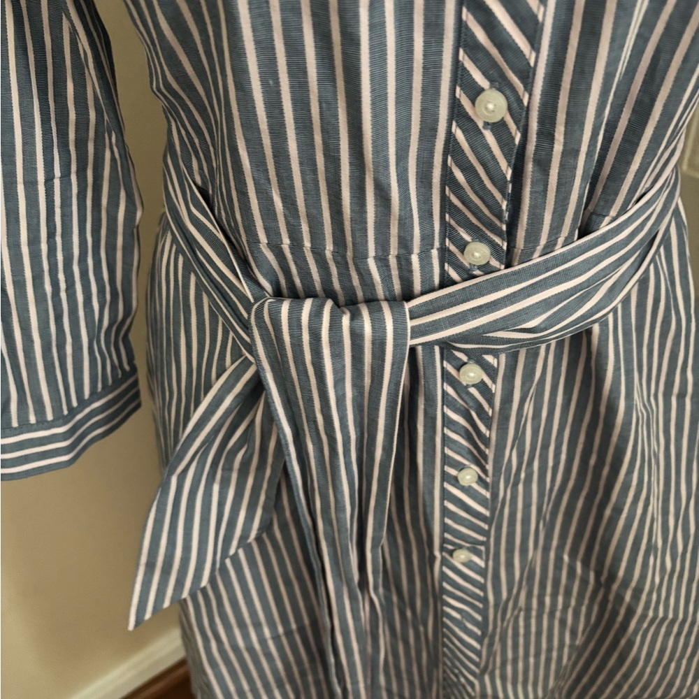 Tommy Hilfiger Blue and White Striped Dress - Picture 2 of 9